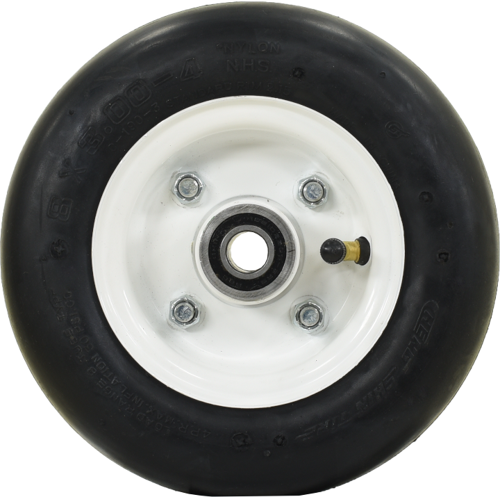 Caster Wheel/Pneumatic 8×3.004 With Axle Spacer Tube Jerrys Small