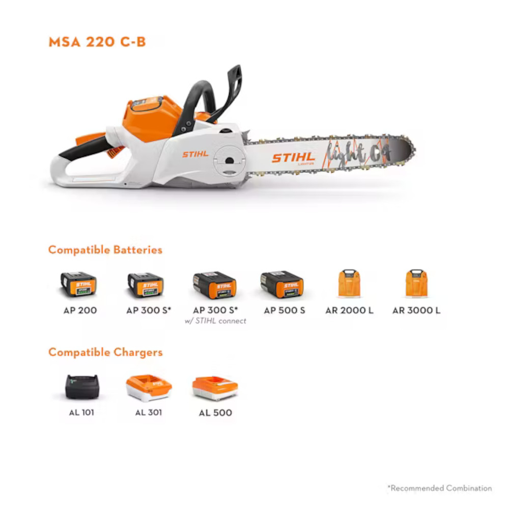 msa220cb--3 - Jerry's Small Engine Supply Co Stihl MSA 220 C-B Chainsaw