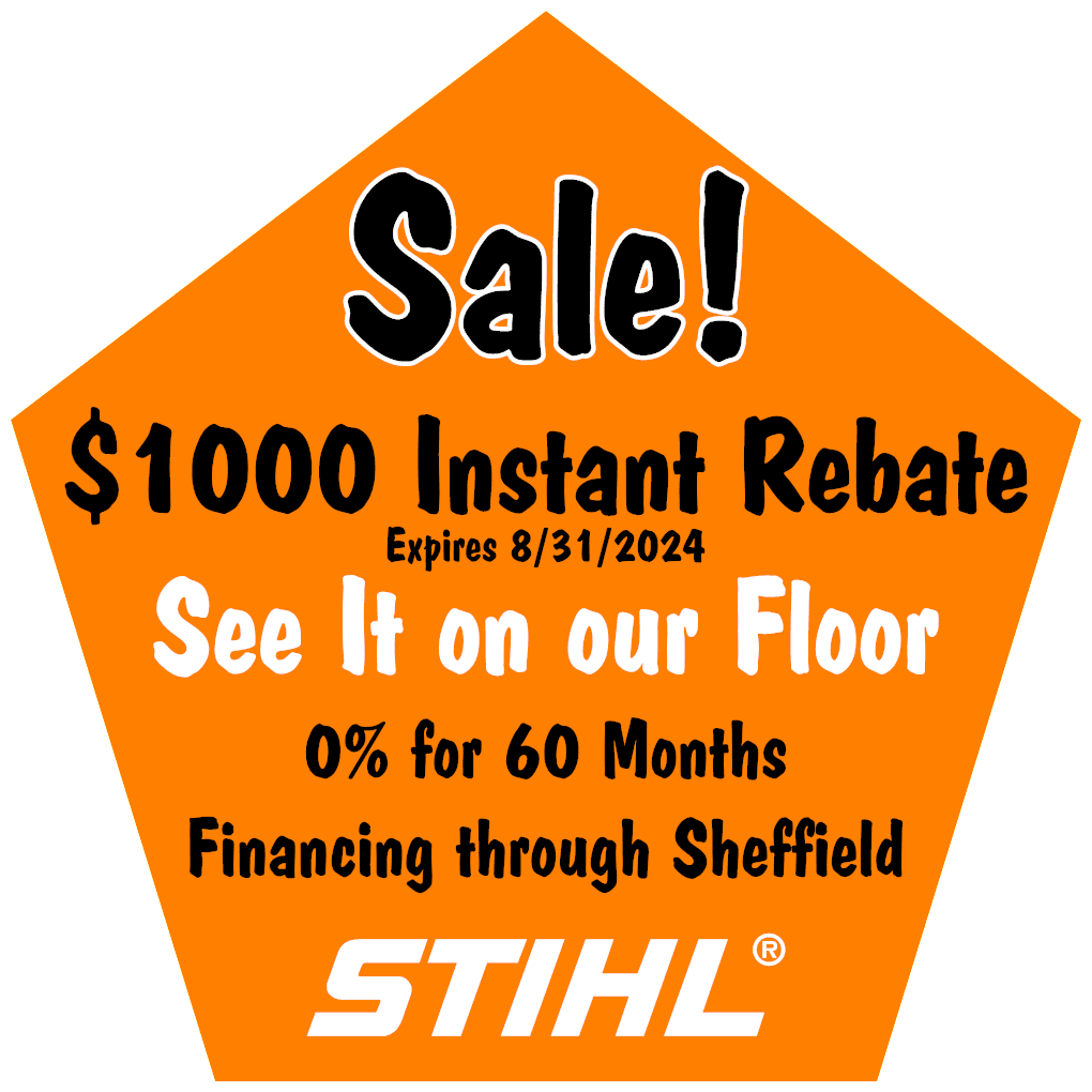 $1000 Instant Rebate 0% for 60 Month Financing Available